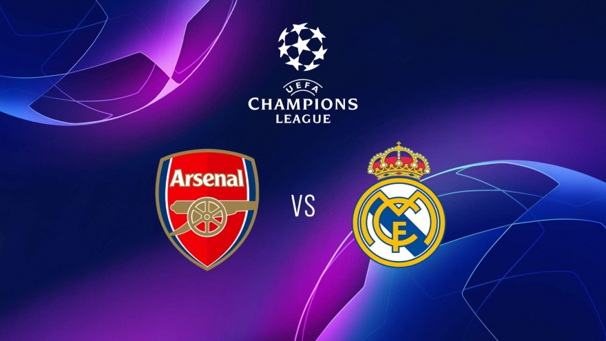 Lịch thi đấu tứ kết lượt đi Cúp C1 châu Âu: Arsenal "đại chiến" Real Madrid